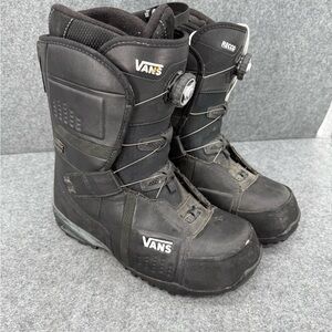 Mens Vans Encore Snowboard Boots SZ 10.5 Boa Lacing System Black